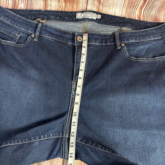 Torrid BOYFRIEND Womens Size 24 XT Blue High Rise Jeans Denim Pants 46x33 - Picture 6 of 11